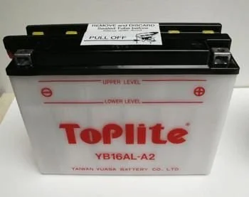 Мотоакумулятор TOPLITE YB16AL-A2