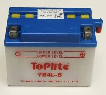Мотоакумулятор TOPLITE YB4L-B