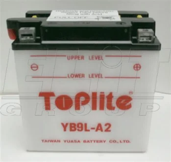 Мотоакумулятор TOPLITE YB9L-A2
