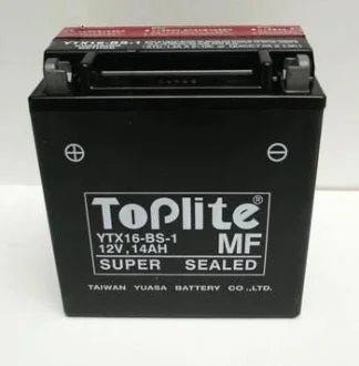 Мотоакумулятор TOPLITE YTX16-BS-1