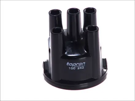 Кришка розподілювача запалювання AUDI 100 C3, 80 B2, 80 B3, A4 B5 SEAT CORDOBA, IBIZA II, INCA, TOLEDO I VW CADDY II, GOLF II, GOLF III, JETTA II, PASSAT B2, PASSAT B3/B4 1.6/1.8/2.0 08.78-09.02 TOPRAN / HANS PRIES 100 242