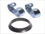 Прокладка випускної системи SEAT TOLEDO I VW GOLF I, GOLF II, JETTA I, JETTA II, PASSAT B3/B4, TRANSPORTER IV 1.5-2.5D 08.76-06.03 TOPRAN / HANS PRIES 102 539 (фото 1)