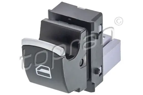 Кнопка піднімання вікна задн/передн Лів/Прав SEAT ALHAMBRA VW CADDY III, CADDY III/MINIVAN, CADDY IV, CADDY IV/MINIVAN, CC B7, EOS, GOLF PLUS V, GOLF VI, JETTA IV, PASSAT B7 1.0-4.2D 03.04- TOPRAN / HANS PRIES 116 033