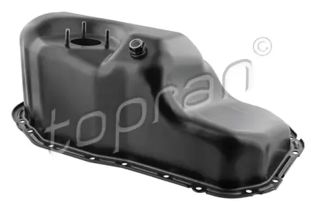 Масляний піддон (з отвором для датчика, сталь) AUDI A1, A3 SEAT ALTEA, ALTEA XL, IBIZA IV, IBIZA IV ST, LEON, TOLEDO IV SKODA FABIA II, OCTAVIA II, RAPID, ROOMSTER 1.2 11.08-05.22 TOPRAN / HANS PRIES 118 698