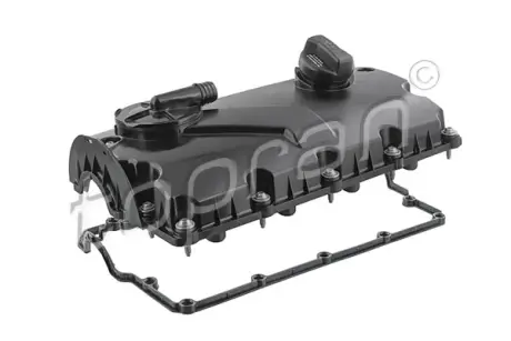 Кришка клапанів AUDI A3 SEAT ALTEA, ALTEA XL, CORDOBA, IBIZA III, LEON, TOLEDO II, TOLEDO III SKODA FABIA I, FABIA I PRAKTIK, FABIA II, OCTAVIA I, OCTAVIA II, ROOMSTER 1.9D/2.0D 09.96-07.15 TOPRAN / HANS PRIES 118 794
