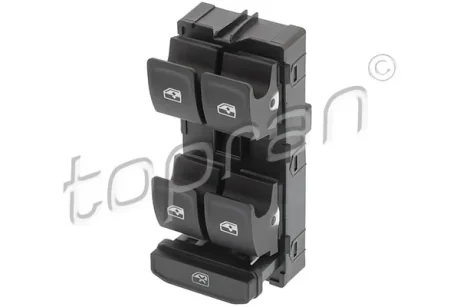 Кнопка піднімання вікна передн Лів CUPRA ATECA, FORMENTOR SEAT ATECA, LEON, LEON SPORTSTOURER SKODA FABIA IV, KAMIQ, KAROQ, KODIAQ I, KODIAQ II, OCTAVIA IV, SCALA 1.0-Electric 08.12- Topran 119925