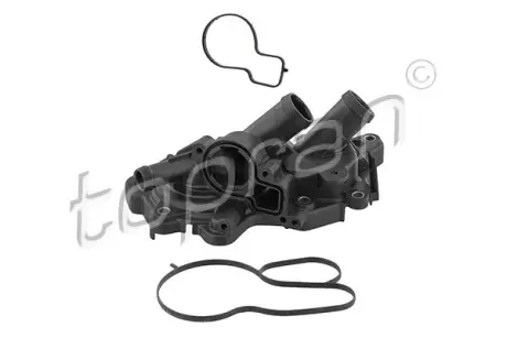 Корпус термостата AUDI A1, A1 CITY CARVER, A3, A4 B9, A5, Q2, Q3 CUPRA FORMENTOR SEAT ALHAMBRA, ARONA, ATECA, IBIZA IV SC, IBIZA IV ST, IBIZA V, LEON, LEON SPORTSTOURER, LEON ST 1.0-1.6 04.11- TOPRAN / HANS PRIES 638 758