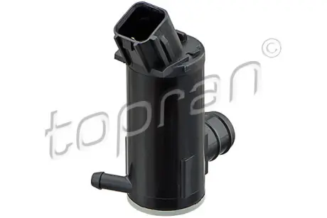 Насос склоомивача передн (12В) HYUNDAI ACCENT II, I10 I, MATRIX, TUCSON KIA PICANTO I, SPORTAGE HATCHBACK-SUV 04.94-12.13 TOPRAN / HANS PRIES 820 443