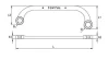 (EN) Double-ended ring wrench - bent 12-кутна, 10x12, тип: Вигнутий, "U", довжина: 142 мм, 1 шт Toptul AAAC1012 (фото 2)