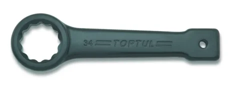 (EN) Ring-end wrench 12-кутна 33 мм пряме, довжина: 189 мм, 1 шт, для гайок Toptul AAAR3333