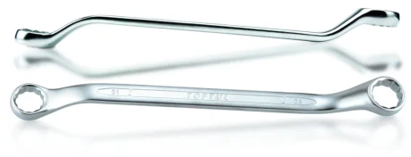 (EN) Double-ended ring wrench - offset 12-кутна, 12x13, тип: (EN) bent, 45°, довжина: 206 мм, 1 шт Toptul AAEH1213