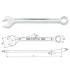 (EN) Double-ended ring wrench 12-кутна / HEX 8 мм пряме, кут: 15°, довжина: 124 мм, 1 шт Toptul AAEW0808 (фото 3)