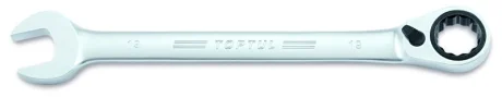 (EN) Ratchet combination wrench 12-кутна / HEX 11 мм пряме, (EN) bent, кут: 13 15°, довжина: 165 мм, 1 шт Toptul ABAF1111