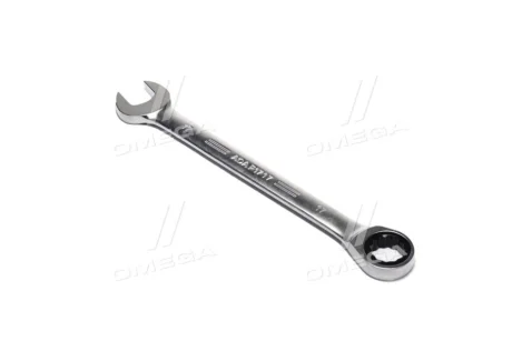 (EN) Ratchet combination wrench 12-кутна / HEX 17 мм пряме, кут: 15°, довжина: 225 мм, 1 шт Toptul AOAF1717