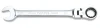 (EN) Ratchet combination wrench 12-кутна / HEX 9 мм пряме, (EN) bent, кут: 180°, довжина: 150 мм, 1 шт Toptul AOAH0909 (фото 1)