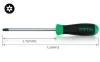 Викрутка (викрутка torx) TORX Tamper, розмір: T10H, довжина: 75 мм, довжина 2: 162 мм Toptul FEAB1008 (фото 3)