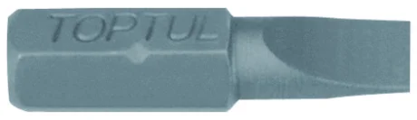 1/4" Біта вставка (плоска викрутка) плоска, розмір викрутки: 5,5 мм, розмір шпильки в дюймах: 1/4", розмір шпильки, метрична система: 6,3 мм, довжина: 25 мм Toptul FSAA085E
