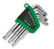 Набір ключів TORX, тип: "L" T10, T15, T20, T25, T27, T30, T40, T45, T50, 9 шт Toptul GSN09SS (фото 1)