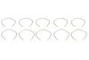 (EN) Front suspension seal guard (/зовнішній діаметр: 52мм, діаметр дроту: 1,6мм, кількість штук в упаковці: 10шт) KAWASAKI EX, GPX, GPZ, KL, KLR, KX, ZL, ZX YAMAHA FZR, RD, XJ 80-1100 1982-2002 TOURMAX CIR7 (фото 1)