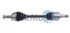 TRAKMOTIVE FORD Полуось лев L=617mm 25/23 зуб. Fusion 1.4/1.6 -12, Fiesta 1.25/1.6 -08 Trakmotive 30-0395 (фото 1)