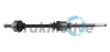 PEUGEOT піввісь прав. з ABS L=888,5mm 25/24 зуб. 206 CC 2.0 S16 00-07 Trakmotive 30-0596 (фото 1)
