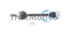 VW піввісь лів. L=540mm 22/33 зуб.Golf I,II,,Jetta I,II,Polo Trakmotive 30-0954 (фото 1)