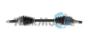 TOYOTA піввісь лів. з ABS L=640mm L2=690mm 26/23 зуб. COROLLA Liftback 1.6 00-02, COROLLA 1.6 VVT-i 02-07 Trakmotive 30-1411 (фото 1)