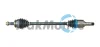 SUBARU Полуось пер. левая L=778mm, 27/25 зуб. Legacy 03 Trakmotive 30-1613 (фото 1)