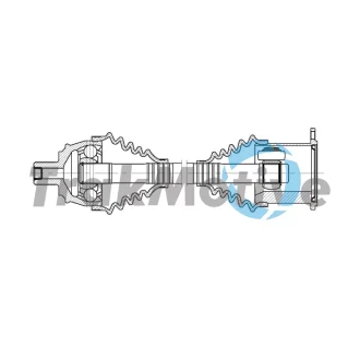 TRAKMOTIVE AUDI Напіввісь передня права A6 C6 (4F2) 2.0 TDI 04-11 Trakmotive 30-1868