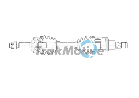 TRAKMOTIVE NISSAN Напіввісь передн. лів. MICRA IV (K13K, K13KK) 1.2 10-15 Trakmotive 30-1994