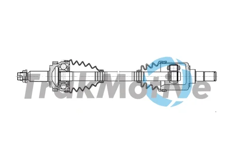 TRAKMOTIVE HYUNDAI Напіввісь передн. прав. ix35 (LM, EL, ELH) 1.7 CRDi 10-15, KIA SPORTAGE III (SL) 1.7 CRDi 10-15 Trakmotive 30-1997