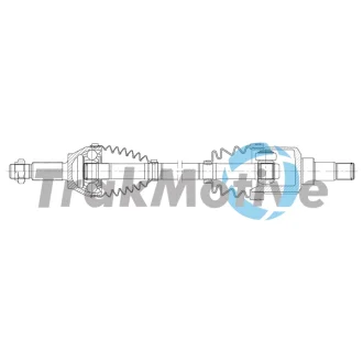 FORD Напіввісь передн. лів. FIESTA V 1.25 16V 03-08 Trakmotive 30-2153