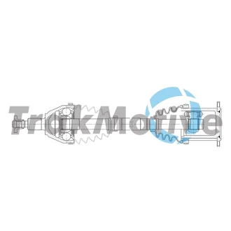 AUDI Напіввісь передн. лів. A1 (8X1, 8XK) 1.0 TFSI 15-18, SEAT, SKODA, VW Trakmotive 30-2162