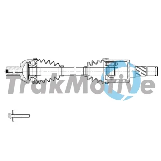 TRAKMOTIVE VOLVO Напіввісь передня ліва S60 II (134) D2 15-18 Trakmotive 30-2181