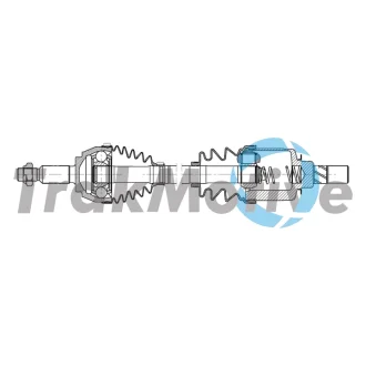 TRAKMOTIVE RENAULT Напіввісь передн. лів. MEGANE III 1.5 dCi 08-15, SCENIC III (JZ0/1) 1.5 dCi 09-16 Trakmotive 30-2198