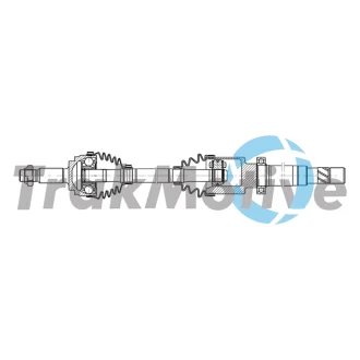 TRAKMOTIVE RENAULT Напіввісь передн. прав. CLIO III (BR0/1, CR0/1) 1.2 16V 10-14 Trakmotive 30-2199