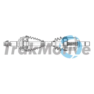 TRAKMOTIVE CITROEN Напіввісь передня ліва BERLINGO 1.5 BlueHDi 75 18-, PEUGEOT 308 II 1.2 VTi 72 13-21, OPEL COMBO E Tour / Life (K9) 1.5 18- Trakmotive 30-2218