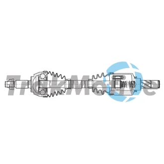 TRAKMOTIVE RENAULT Напіввісь ліва Dacia DOKKER 12- Trakmotive 30-2224