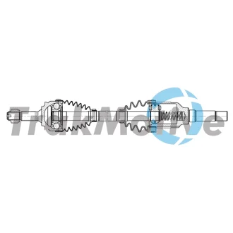 Напіввісь передня права C3 II (SC) 1.6 BlueHDi 100 14-, PEUGEOT 208 I 1.6 GTi 12-19, DS Trakmotive 30-2226