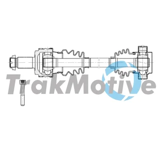 TRAKMOTIVE BMW Напіввісь задня права X3 (E83) 2.0 d 04-07 Trakmotive 30-2266