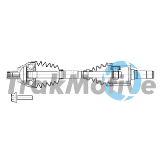Напіввісь передня права A3 (8V1, 8VK) 2.0 TDI 12-17, VW GOLF SPORTSVAN VII (AM1, AN1) 2.0 TDI 14-20, SKODA OCTAVIA III 2.0 TDI 12-20 Trakmotive 30-2267