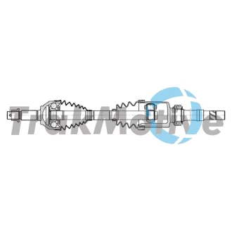 Напіввісь передн. прав QASHQAI / QASHQAI +2 I 2.0 07-13 Trakmotive 30-2281
