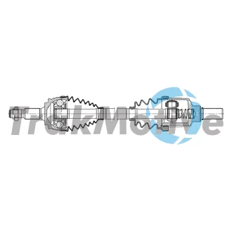 TRAKMOTIVE CITROEN Нкапіввісь передня ліва C4 GRAND PICASSO II 1.2 THP 130 14-, PEUGEOT 3008 II 1.6 BlueHDi 120 16-19 Trakmotive 30-2339