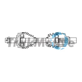 OPEL Напіввісь передн. ліва CORSA F (P2JO) 1.2 (68) 19 Trakmotive 30-2648