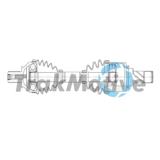 RENAULT Напіввісь задн. права TWINGO III 1.0 SCe 75 19 Trakmotive 30-2656