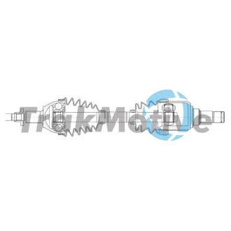 TRAKMOTIVE SKODA Напіввісь передня ліва FABIA IV (PJ3) 1.0 MPI 21-, VW POLO VI (AW1, BZ1, AE1) 1.0 17-21 Trakmotive 30-2673