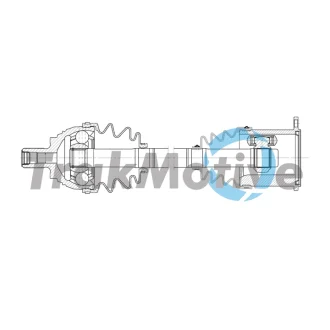 TRAKMOTIVE VW Напіввісь передня права TIGUAN ALLSPACE (BW2, BJ2) 2.0 TDI 4motion 17- Trakmotive 30-2677