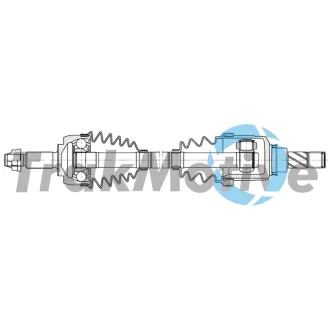 TRAKMOTIVE RENAULT Напіввісь передн. лів. MEGANE IV Grandtour (K9A/M/N_) 1.2 TCe 130 16- Trakmotive 30-2961