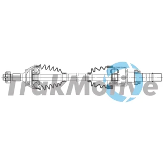 TRAKMOTIVE CITROEN Напіввісь передня права C3 AIRCROSS II 1.5 BlueHDi 120 18- Trakmotive 30-2962