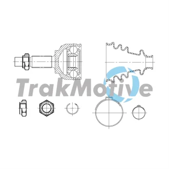 К-кт ШРКШ LOGAN II 1.5 dCi 13 Trakmotive 40-0939